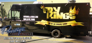 custom food truck builder manufacturer vending mobile concessions trailer prestige trucks - fry kings #1