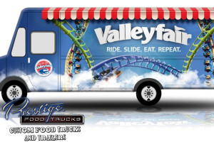custom food truck builder manufacturer vending mobile concessions trailer prestige trucks - valleyfair food truck #1