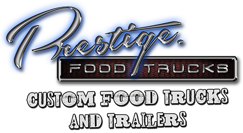 prestige logo with tagline "custom food trucks and trailers"