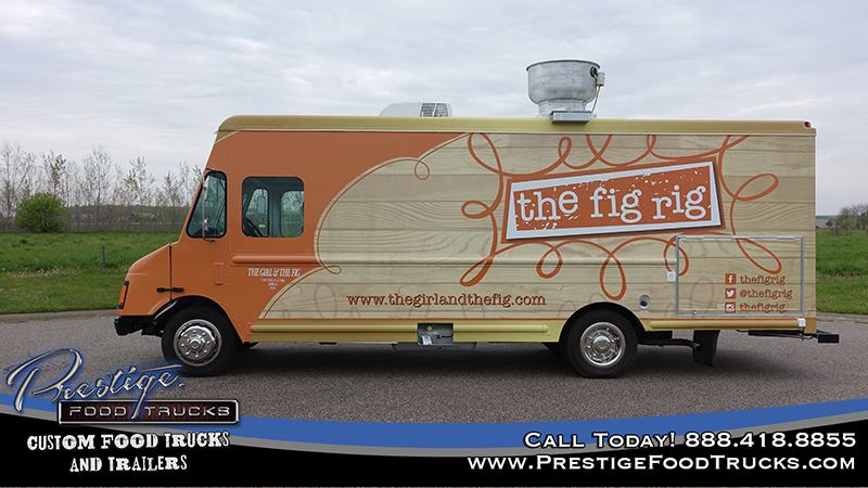 Orange and cream food truck called The Fig Rig