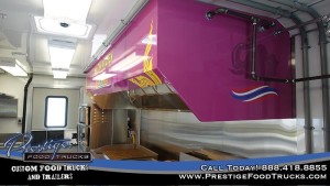 photo of food truck interior showing the exhaust hood