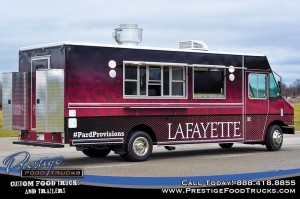 Photo of food truck exterior with service window