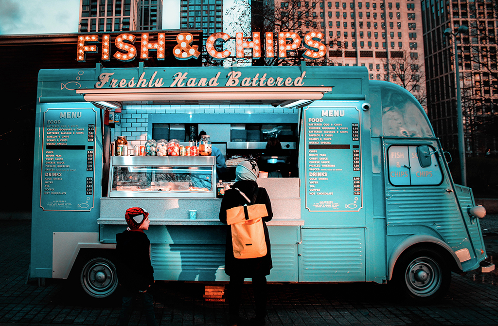 fish and chips food truck