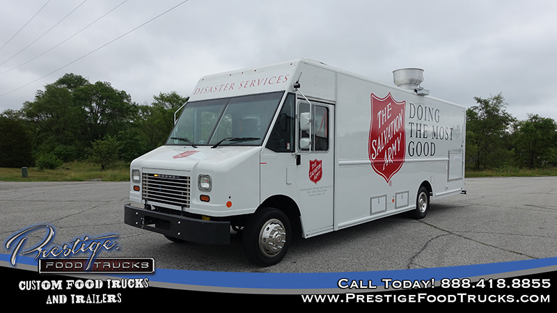 front/side view of Salvation Army truck
